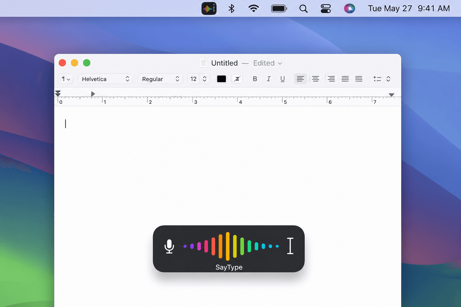 SayType macOS 懸浮輸入條