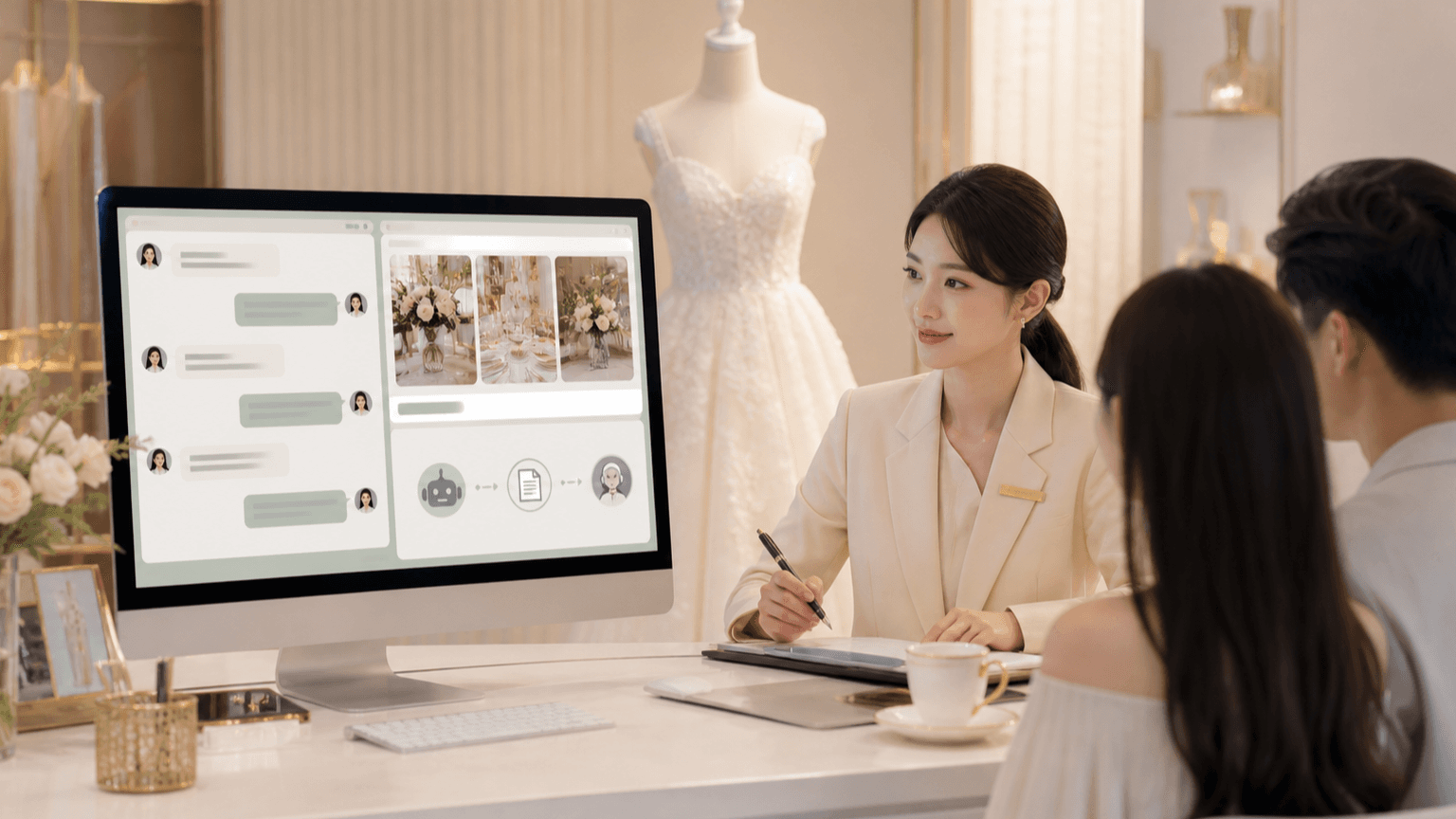 婚礼客户自动接待怎么做:先整理六类资料,再让 AI 开口