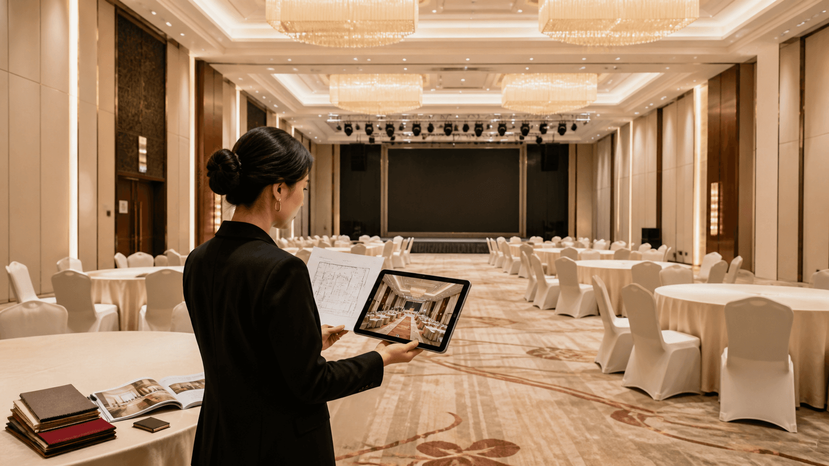 婚礼宴会厅效果图怎么做:先锁定六项空间事实,再画好看的画面
